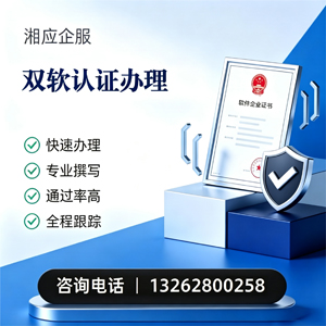 宜春双软认证申报服务