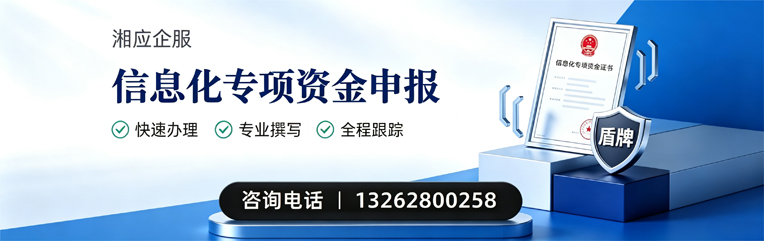 宜春信息化专项资金申报服务